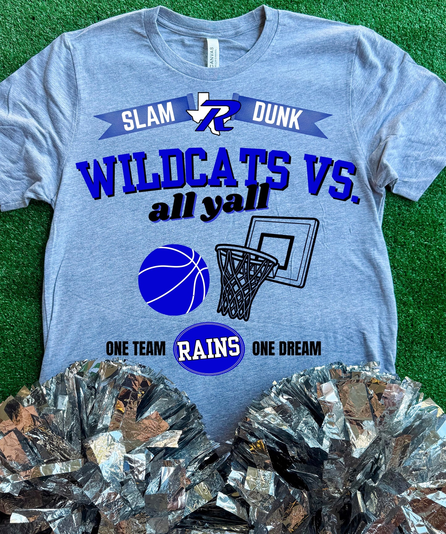 Rains Wildcats BB VS Yall Tee