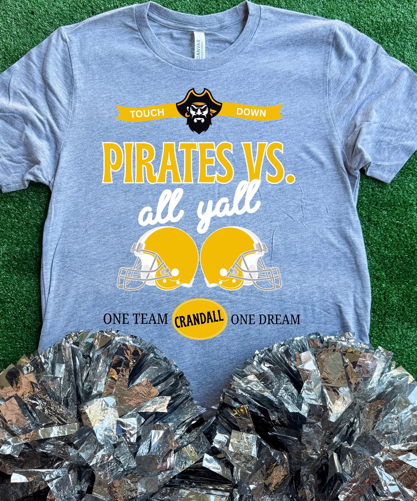 Crandall Pirates VS All Yall Tee