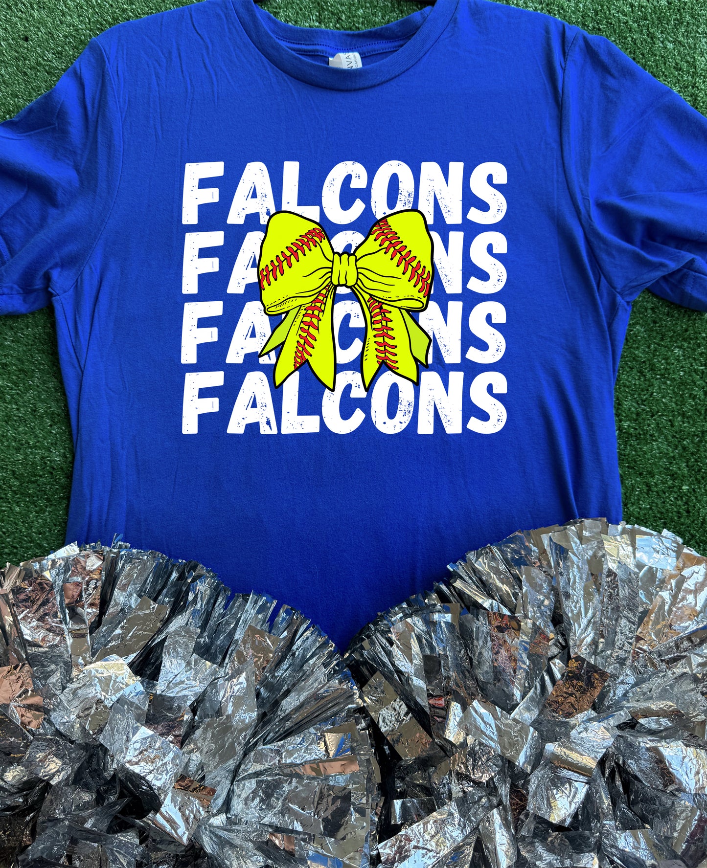 North Forney Falcons Softball Bow Tee