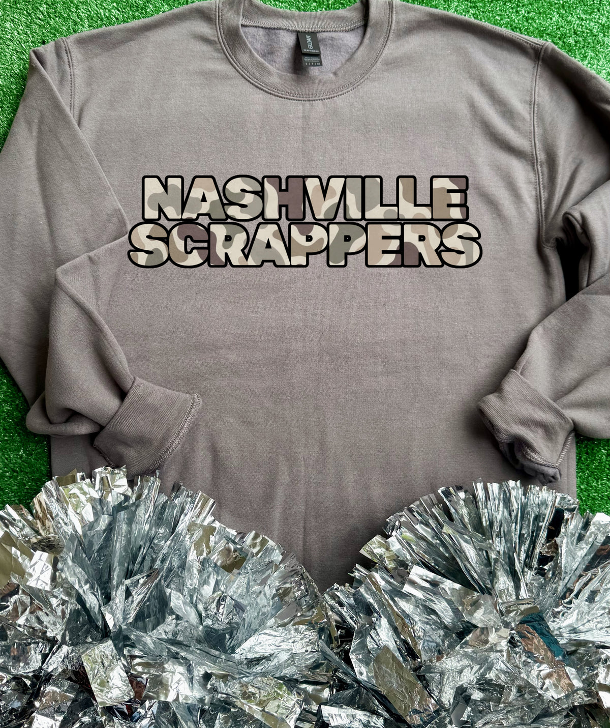 Nashville Scrappers Camo Sweatshirt