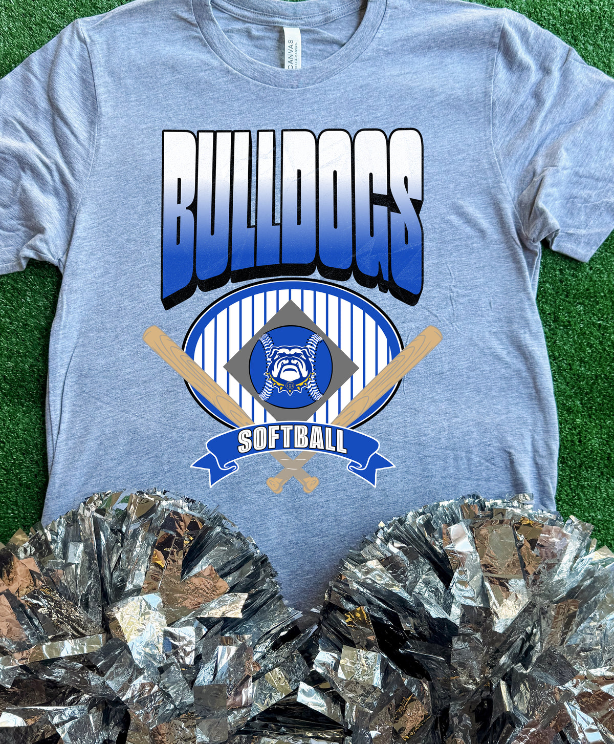 Chapel Hill Striped Softball Tee