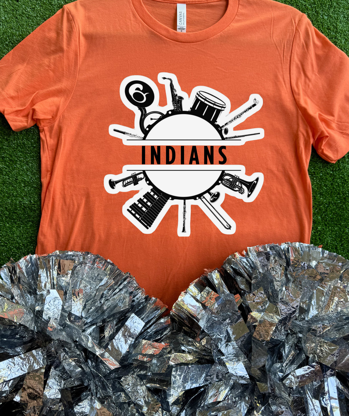 Grand Saline Indians Instrument Tee