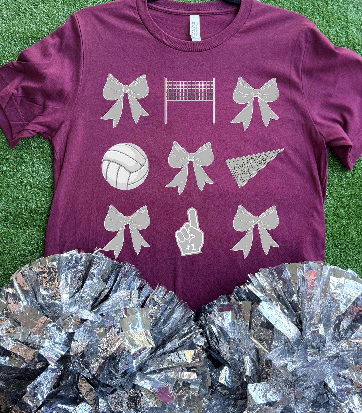 Volleyball Bow Tee
