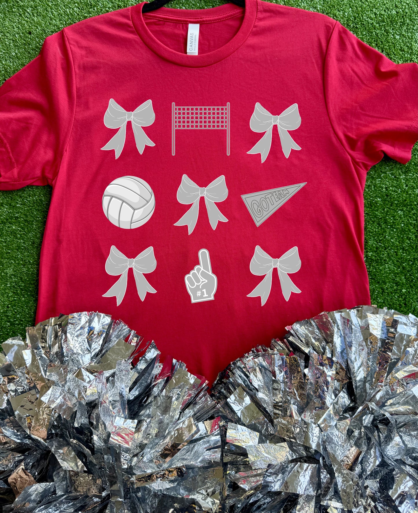 Volleyball Bow Tee