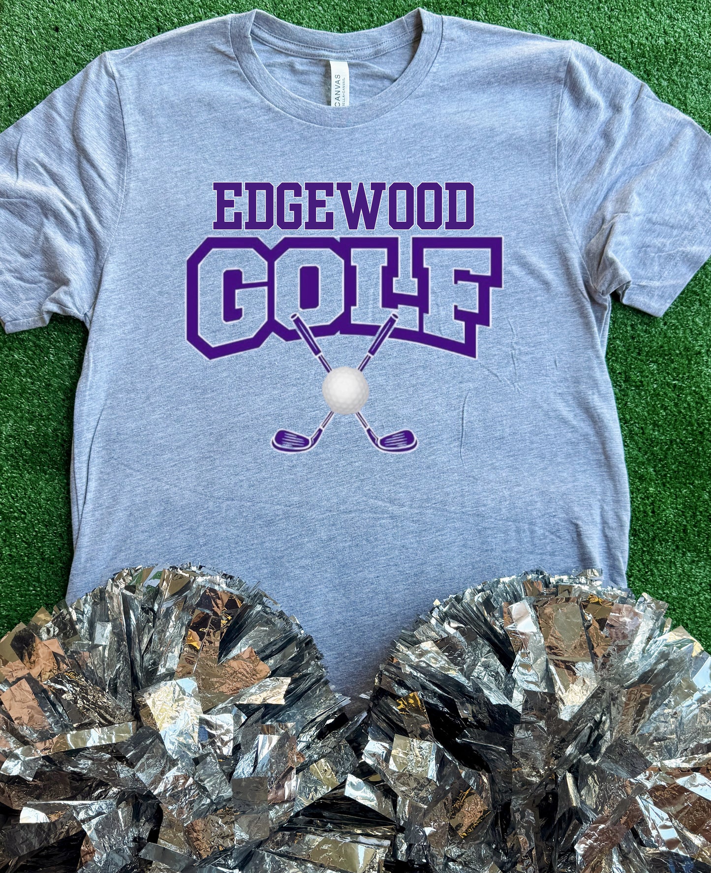 Edgewood Bulldogs Golf Curve Tee