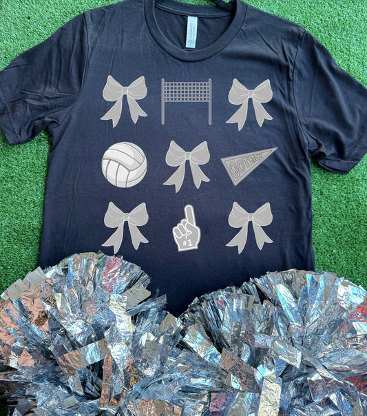 Volleyball Bow Tee