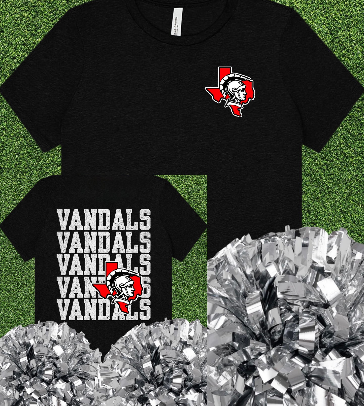 Van Vandals Repeat Logo Tee