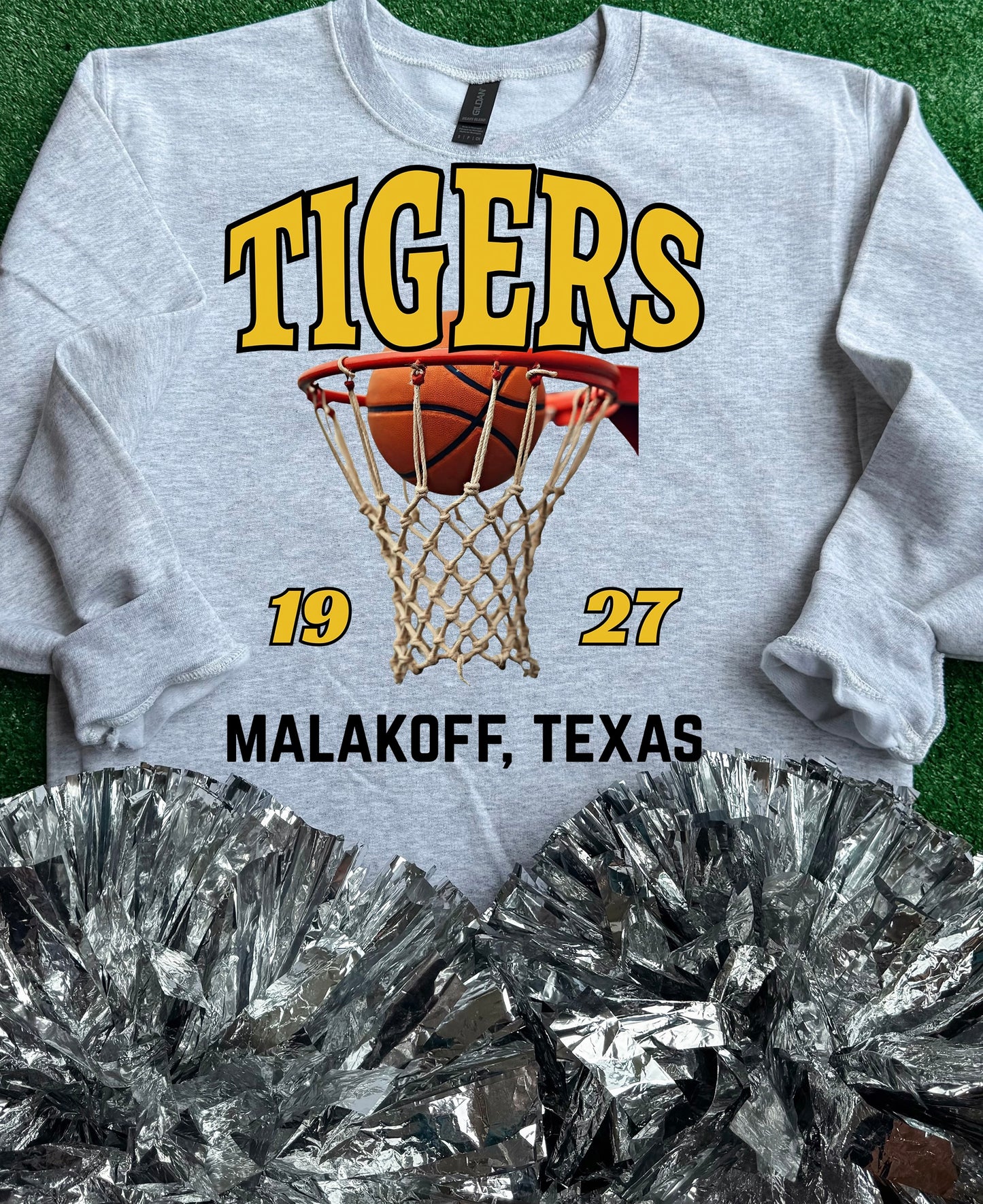 Malakoff Tigers Basketball Sweatshirt
