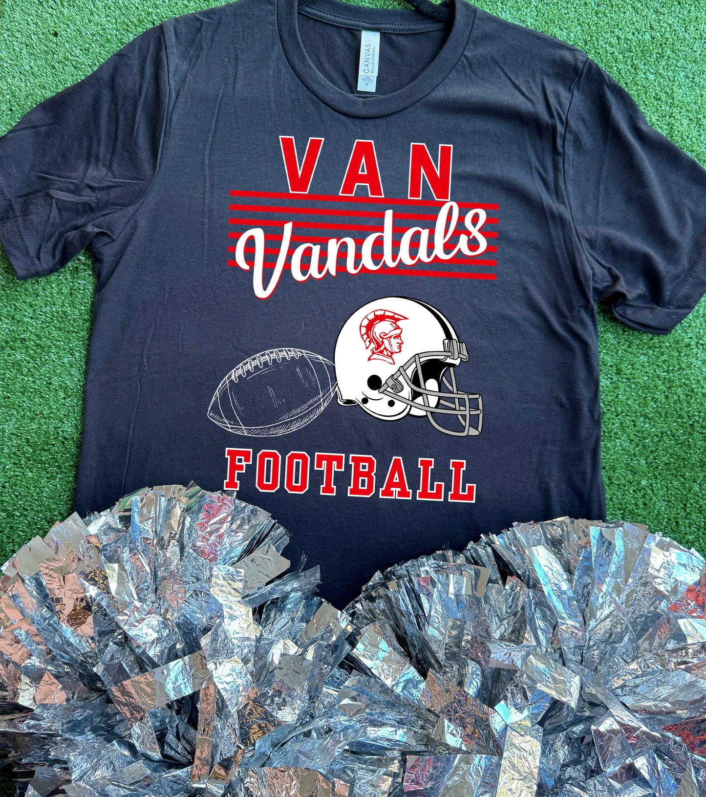 Van Vandals Football Tee