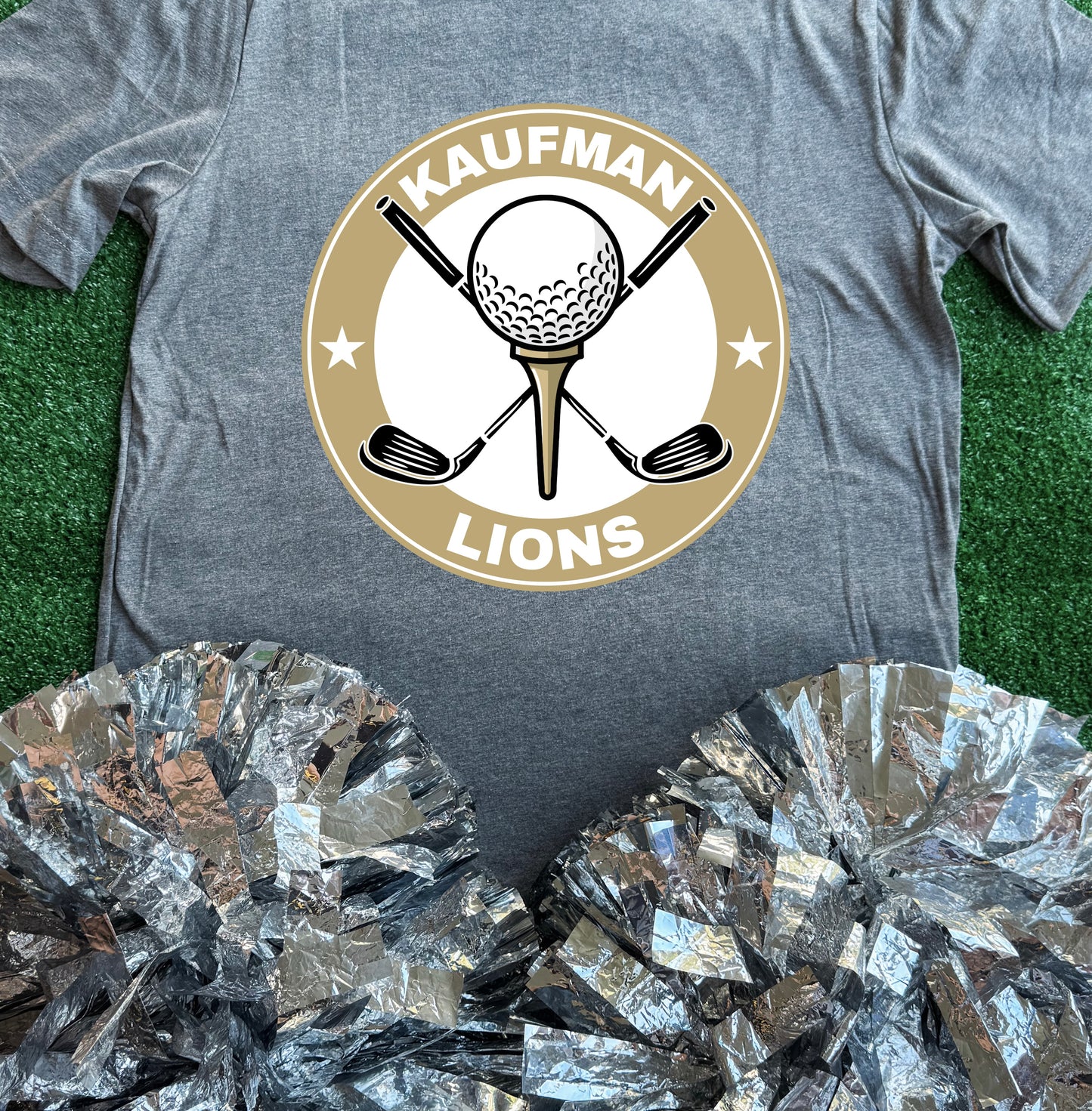 Kaufman Lions Golf Star Tee