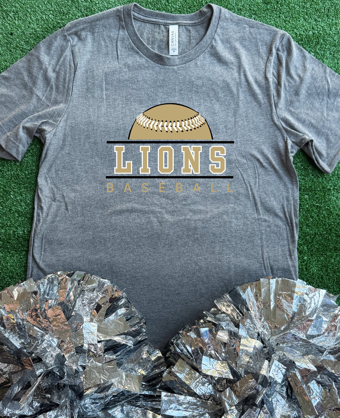 Kaufman Lions Baseball Tee