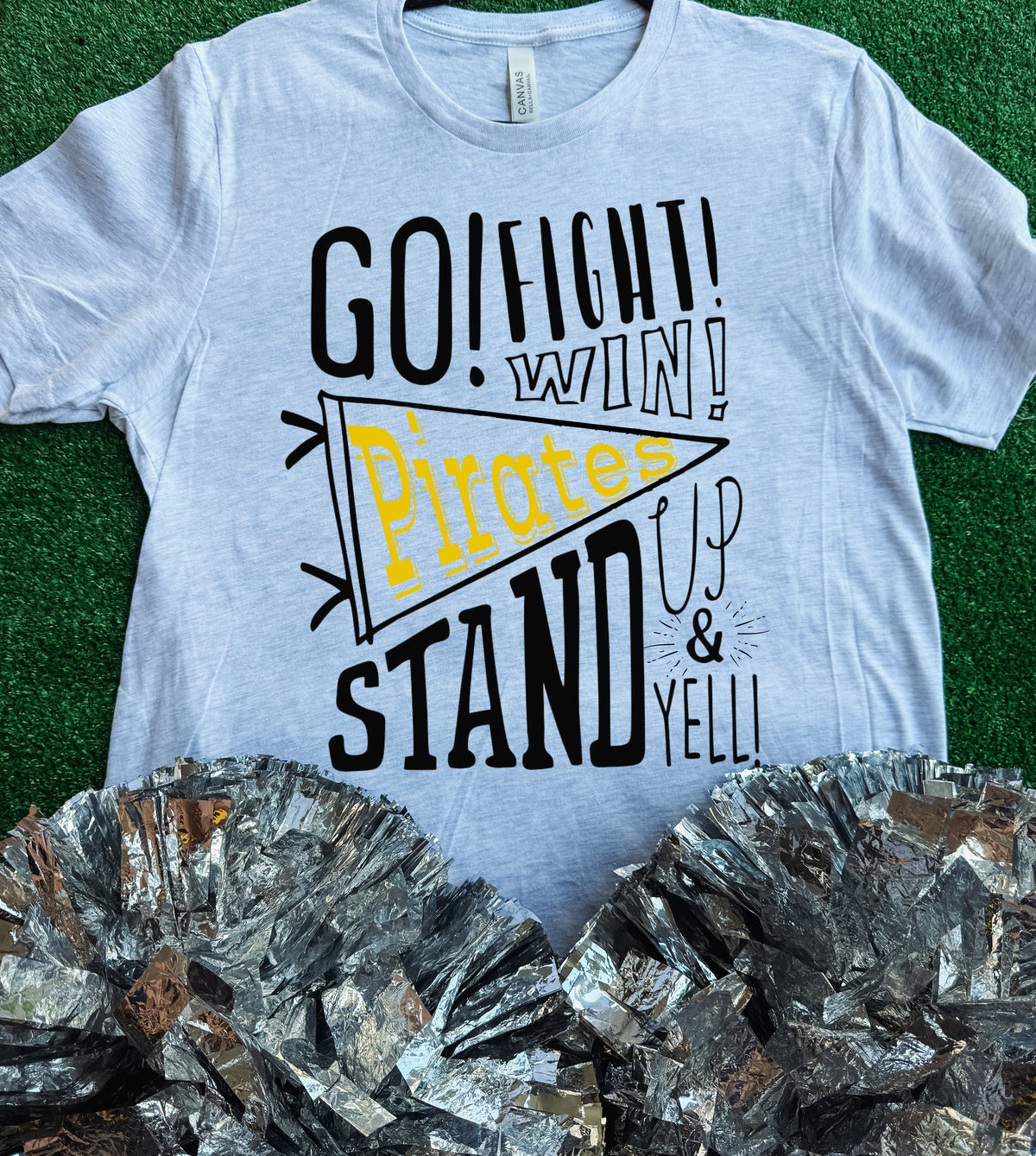 Crandall Pirates Stand Up & Yell Tee