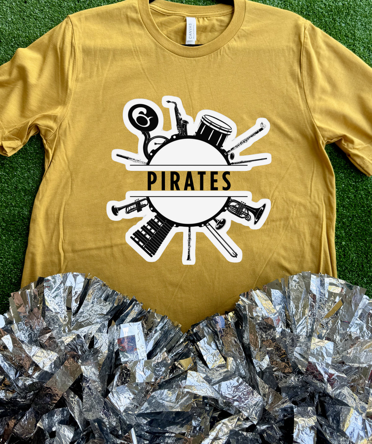Crandall Pirates Instrument Tee