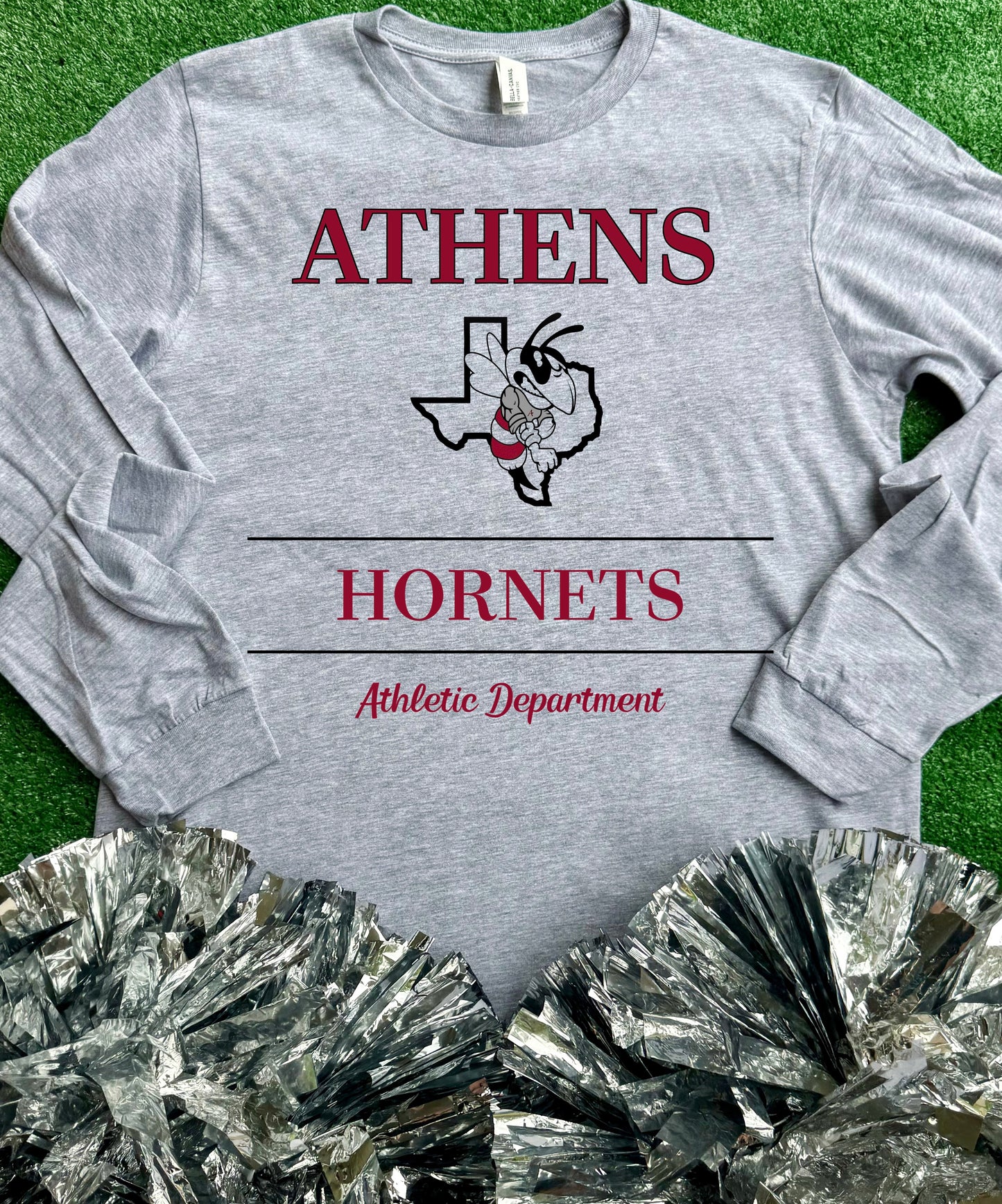 Athens Hornets Athletic Long Sleeve Tee
