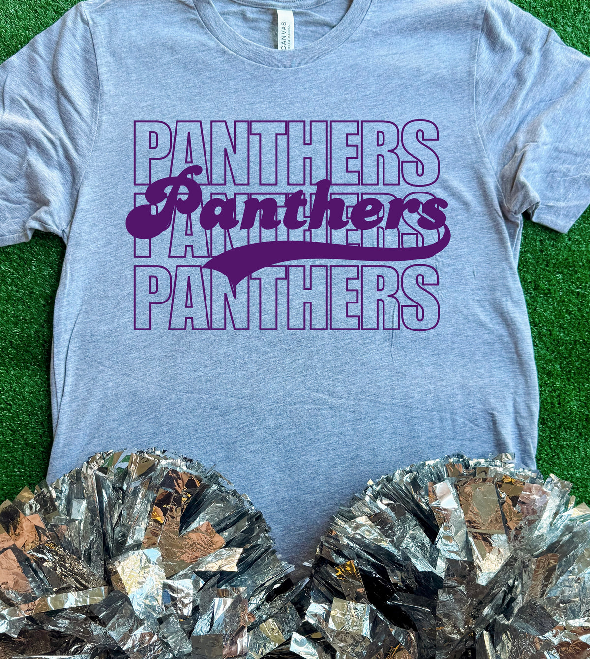 Ashdown Panthers Retro Outline Tee