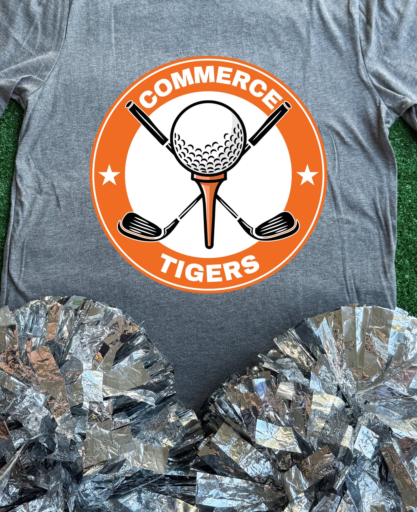 Commerce Tigers Golf Star Tee