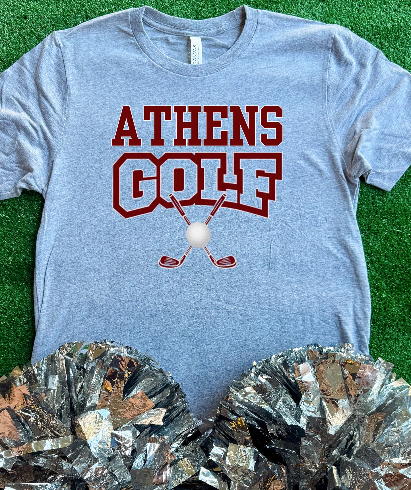 Athens Hornets Golf Curve Tee
