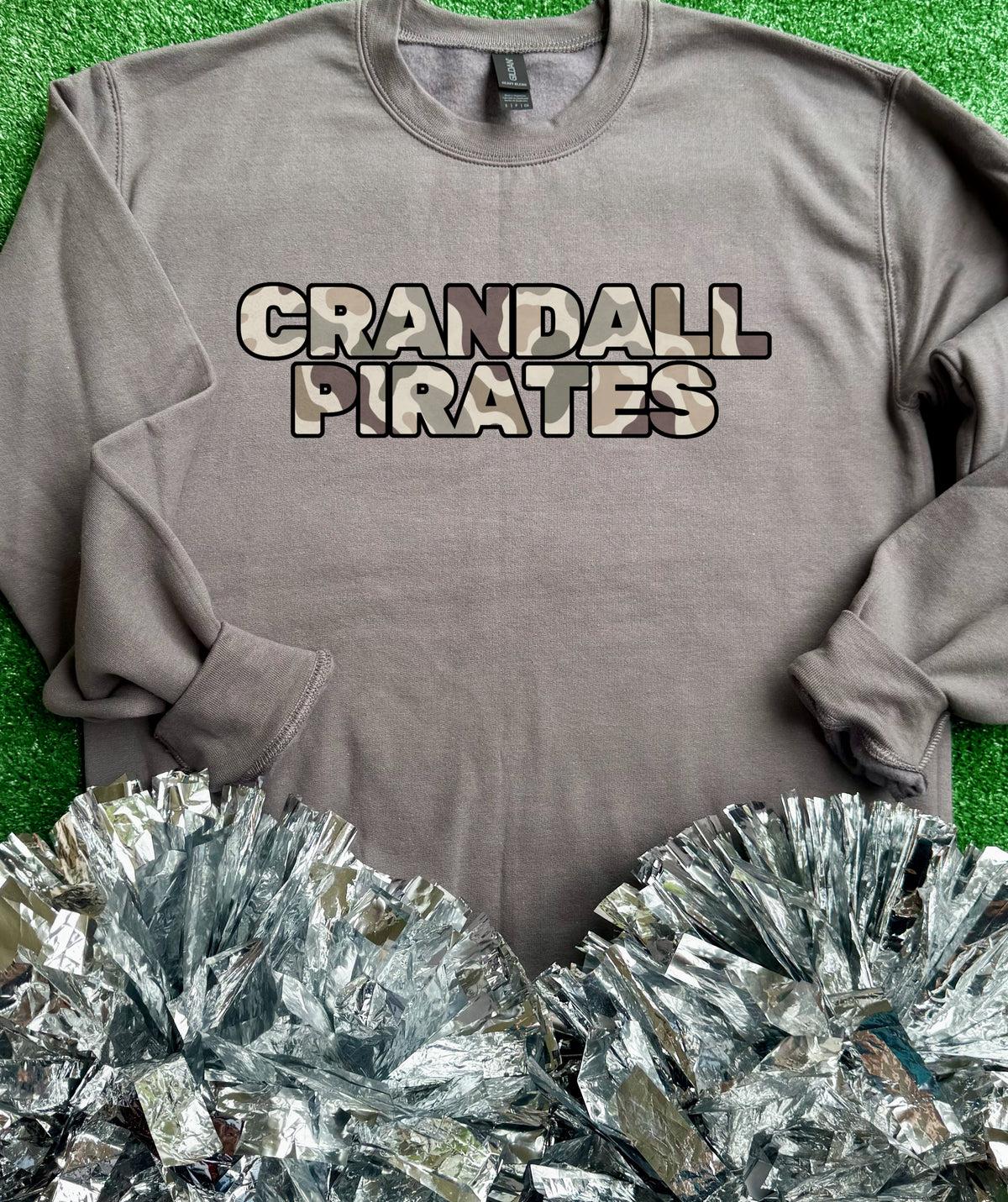 Crandall Pirates Camo Sweatshirt