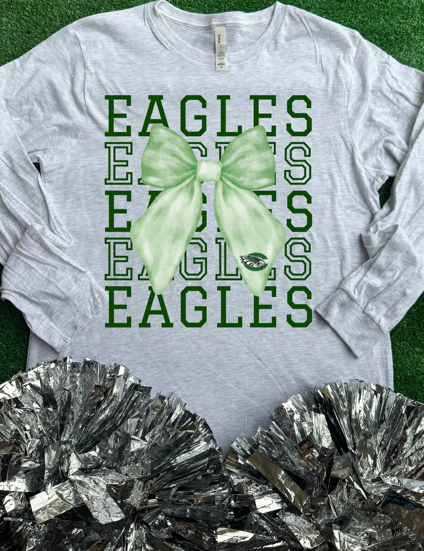 Canton Eagles Bow Long Sleeve Tee