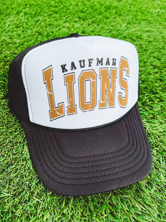 Kaufman Lions Trucker Hat