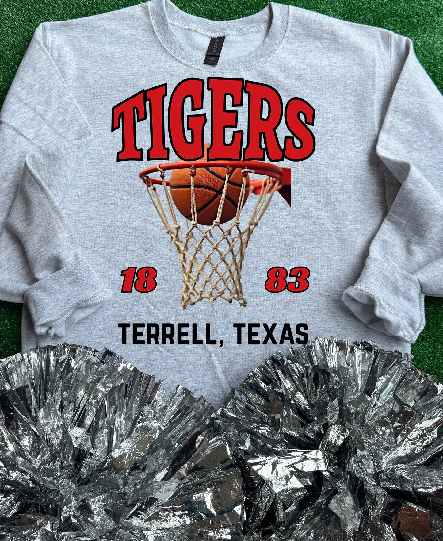 Terrell Tigers Basketball Sweatshirt