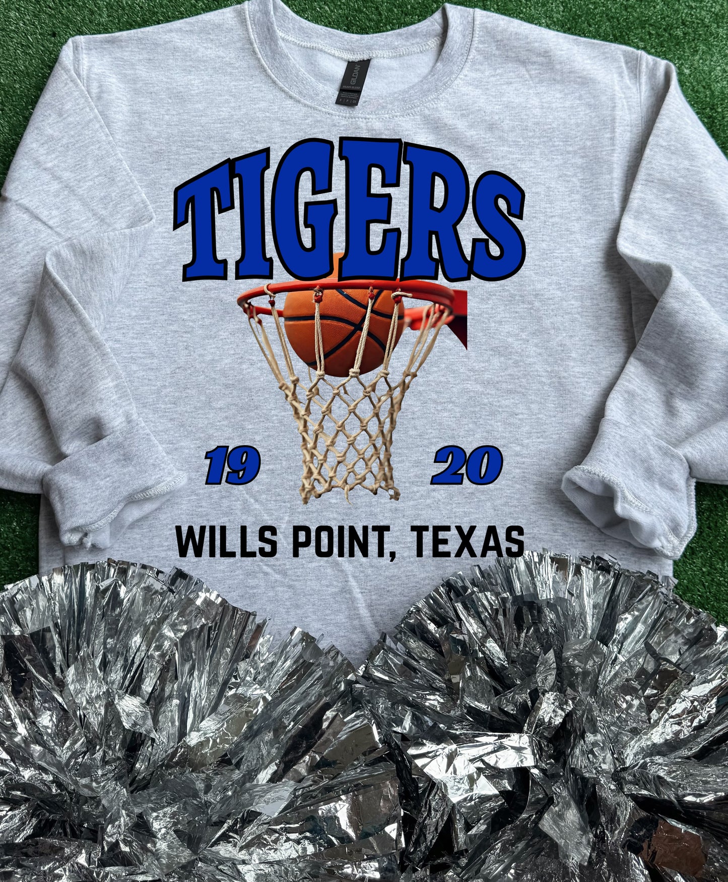 Wills Point Tigers Basketball Sweatshirt