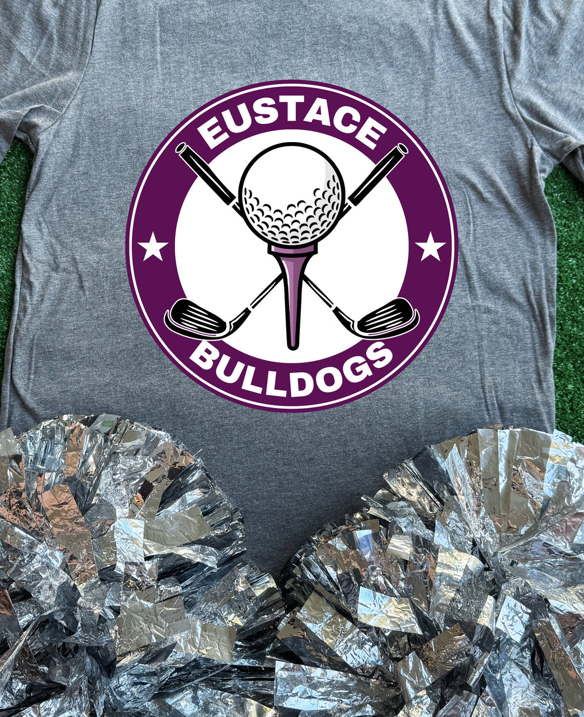 Eustace Bulldogs Golf Star Tee