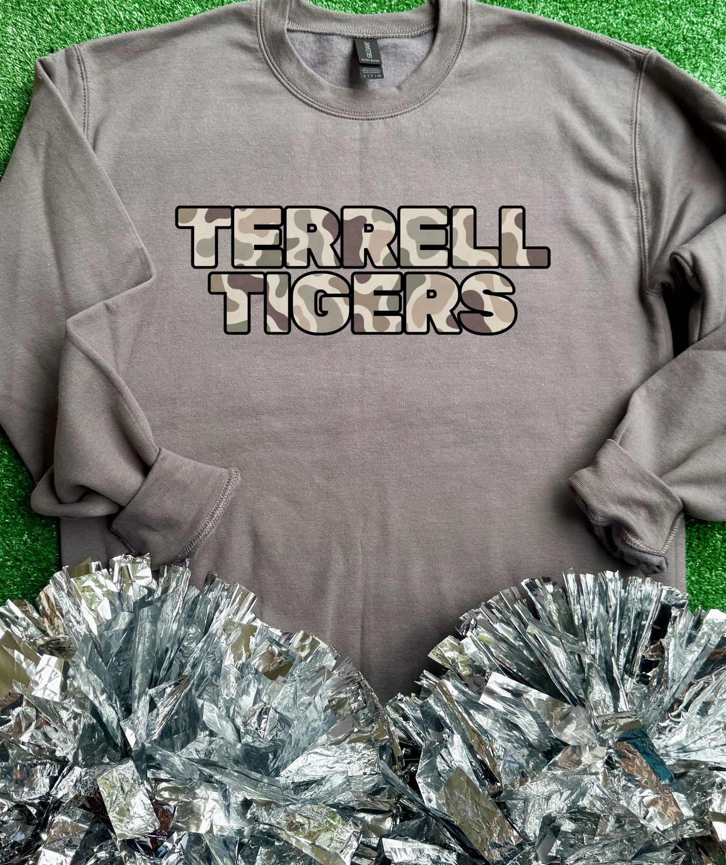 Terrell Tigers Camo Sweatshirt