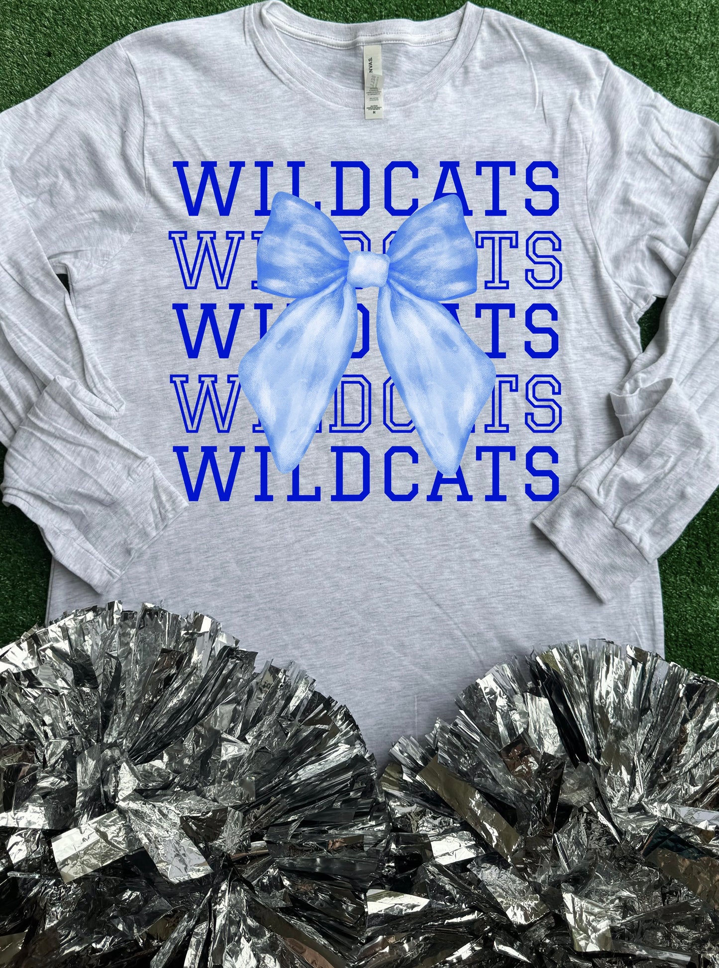 Rains Wildcats Bow Long Sleeve Tee