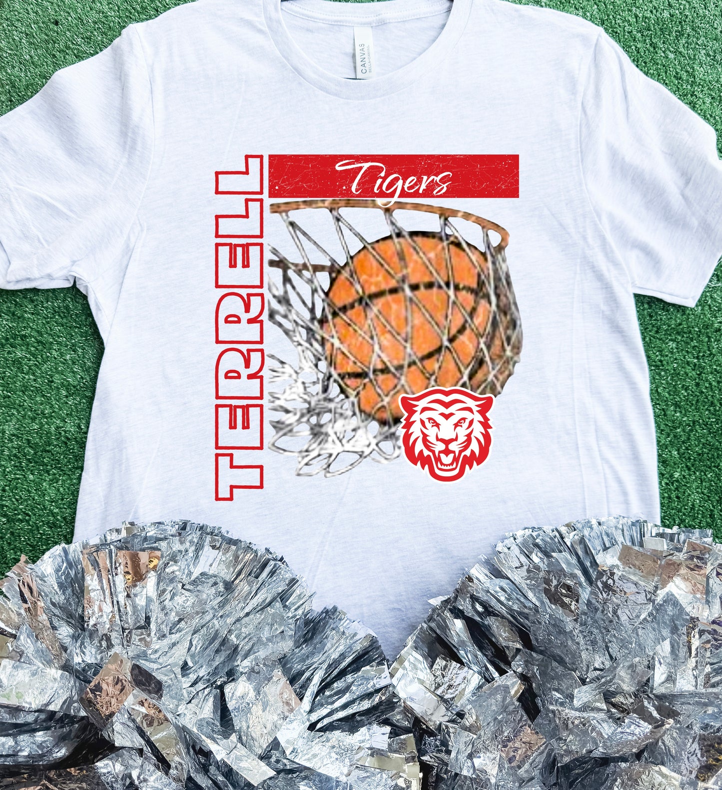 Terrell Tigers BB Inlay Tee