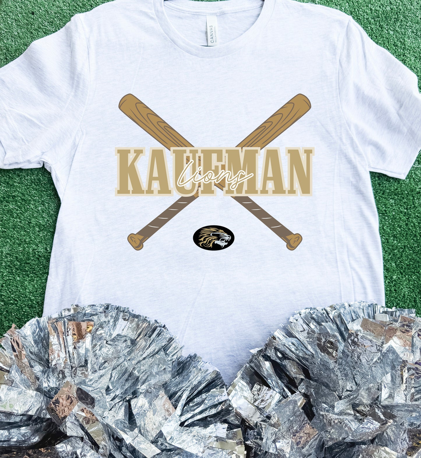 Kaufman Lions Bat Tee