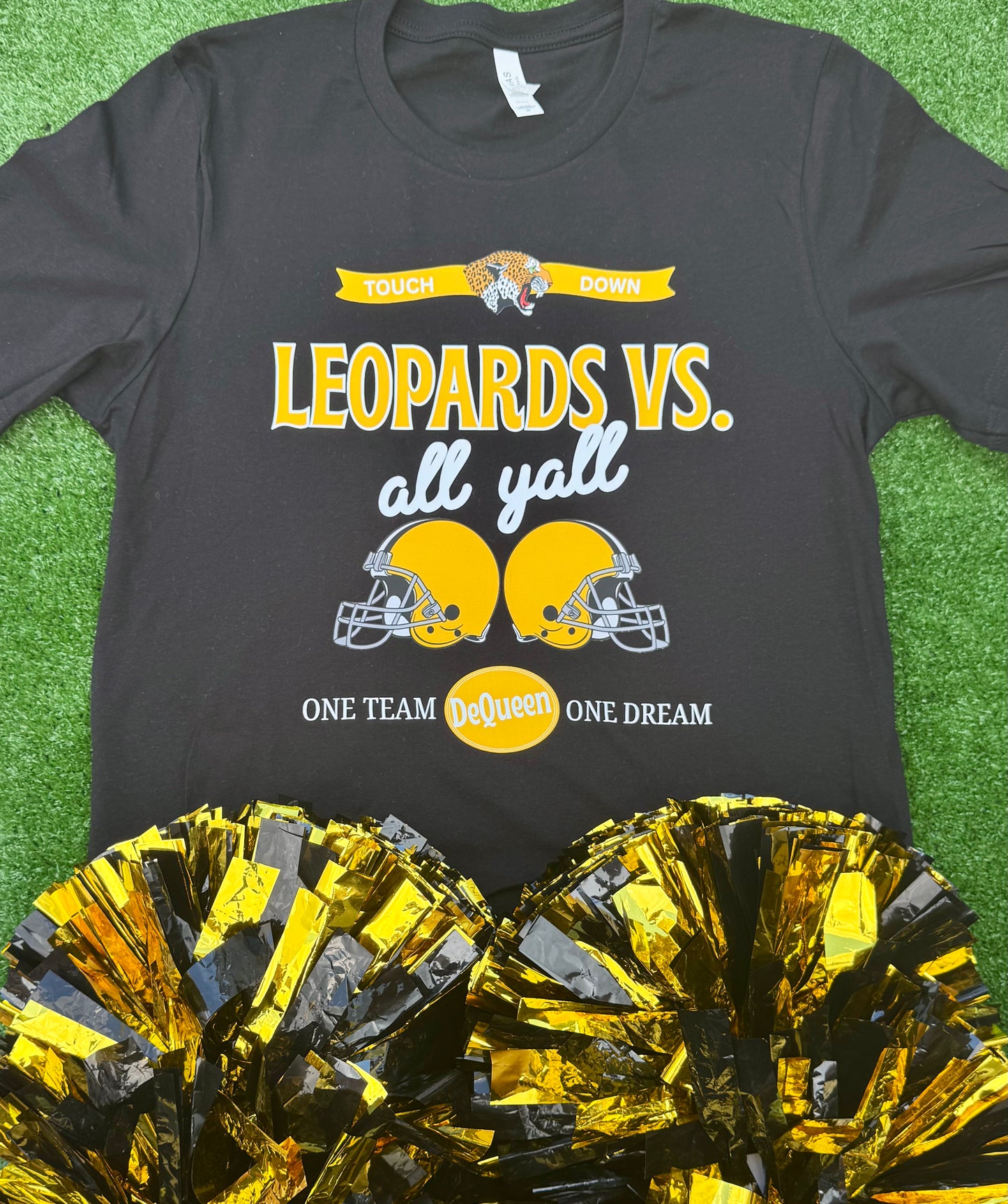 DeQueen Leopards VS All Y’all Tee
