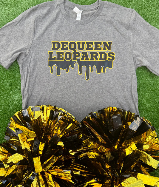 DeQueen Leopards Drip Tee