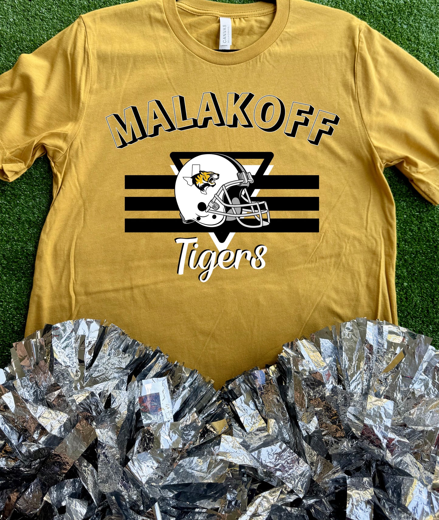 Malakoff Tigers Helmet Tee