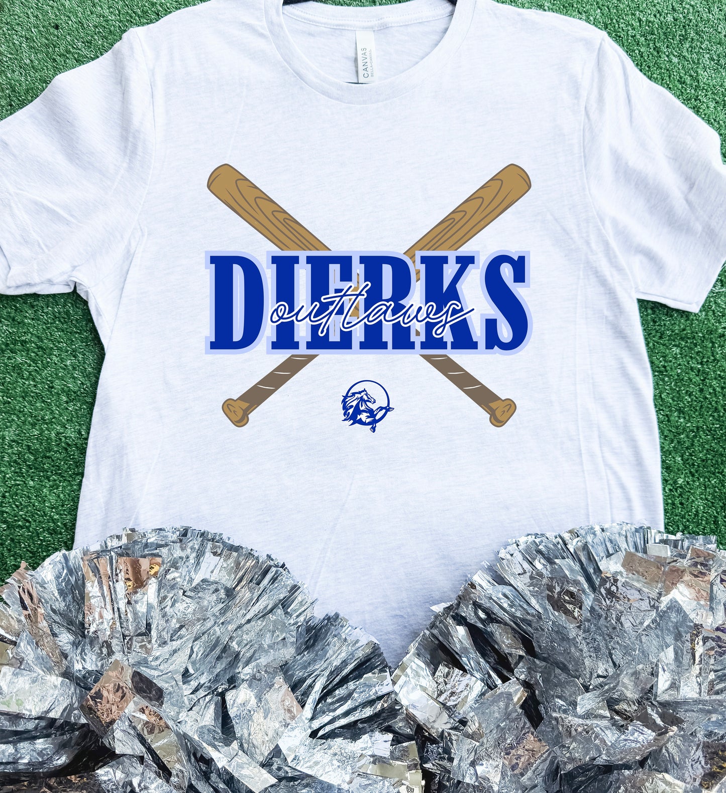 Dierks Outlaws Bat Tee