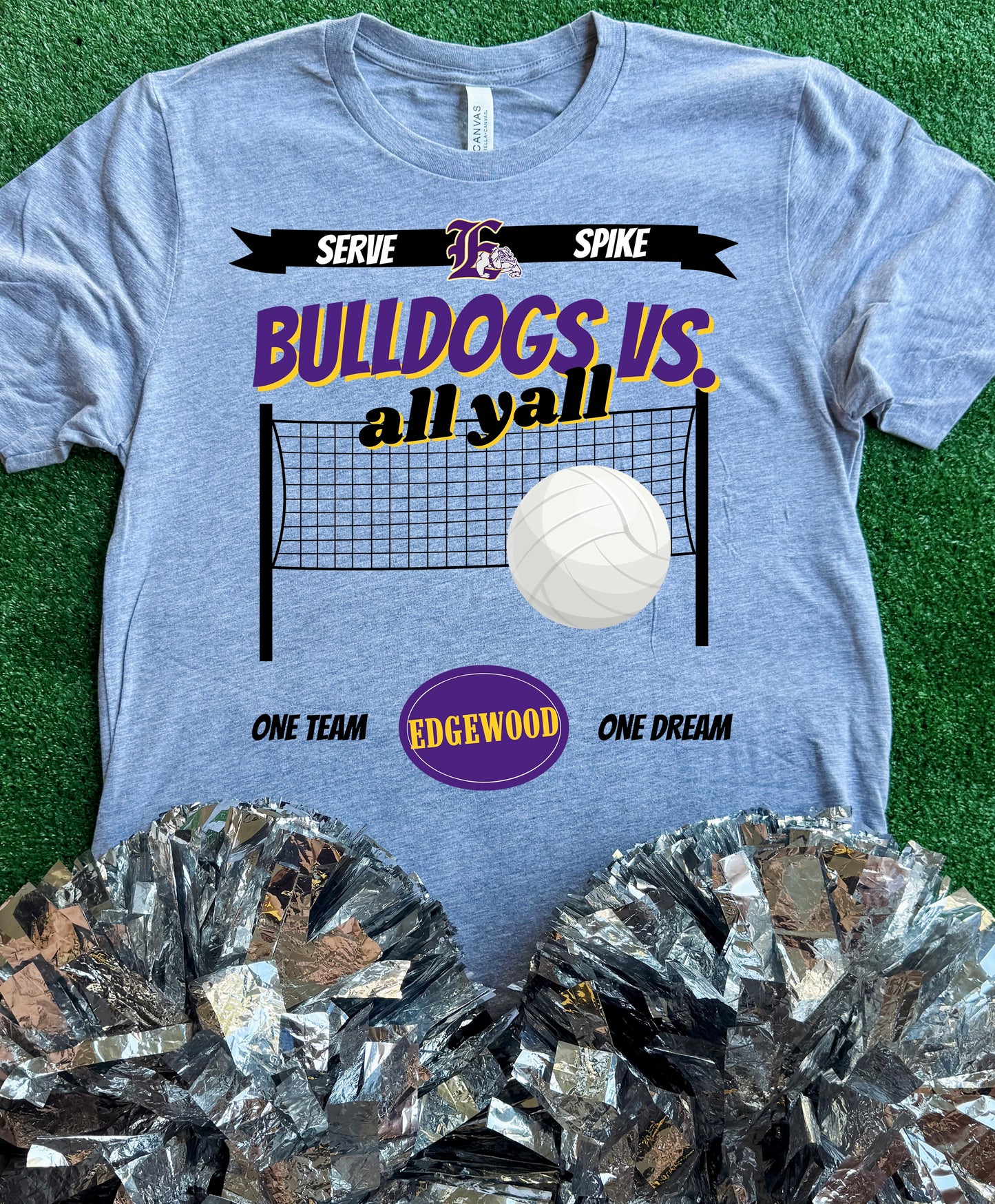 Edgewood Bulldogs Volleyball VS All Yall Tee