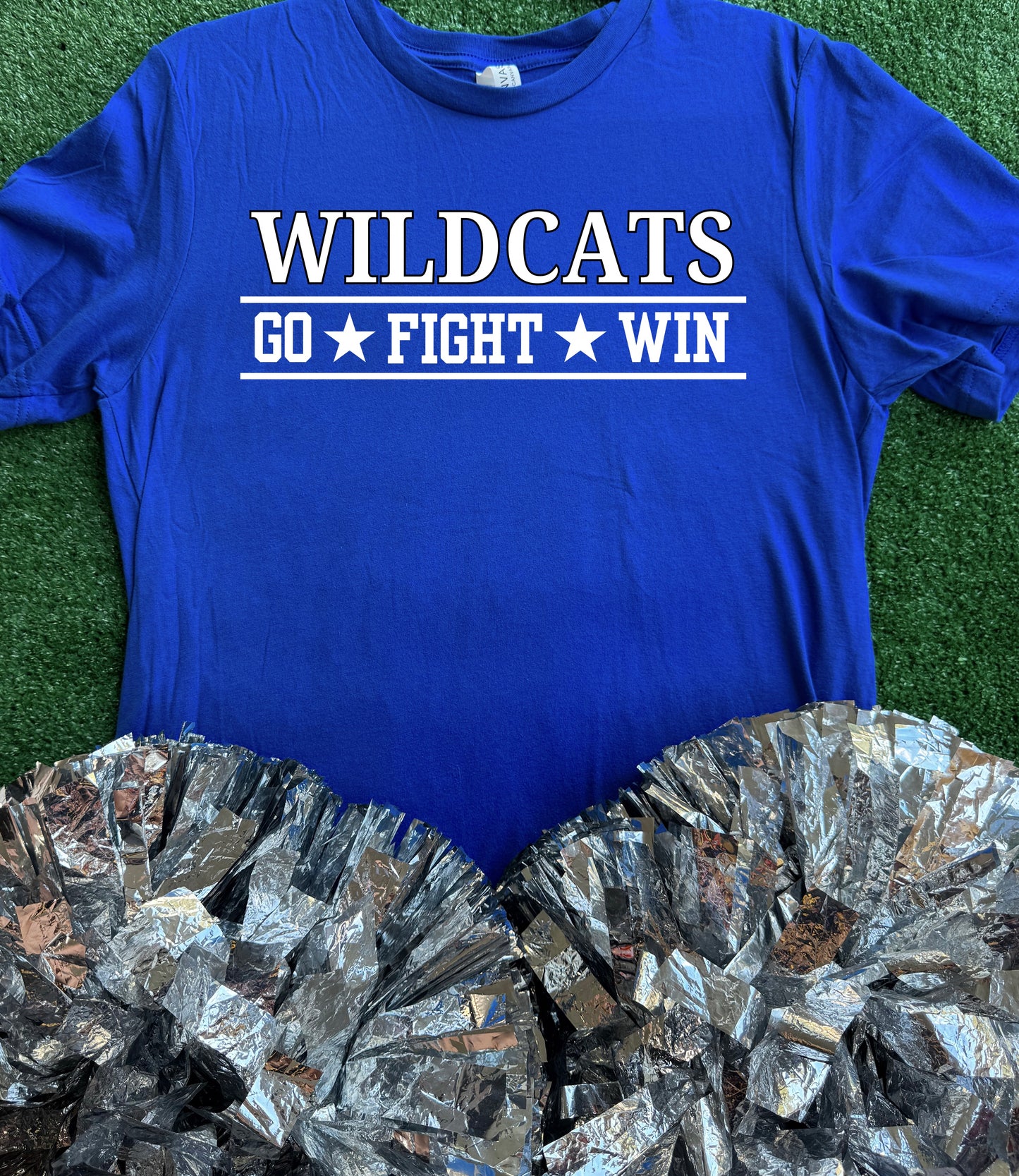 Rains Wildcats Go Fight Win Tee