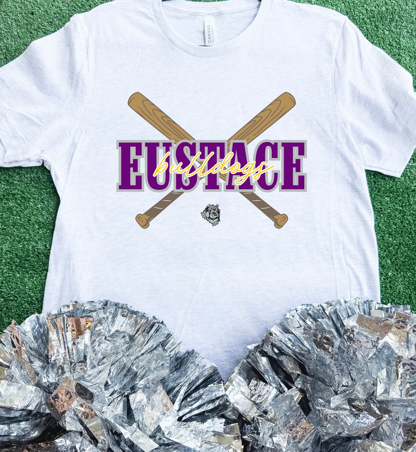 Eustace Bulldogs Bat Tee