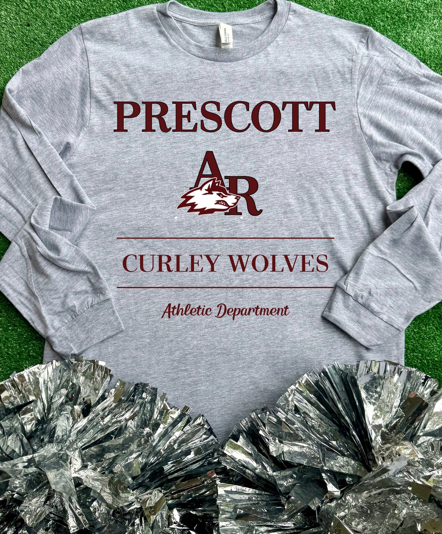 Prescott Curley Wolves Athletic Long Sleeve Tee