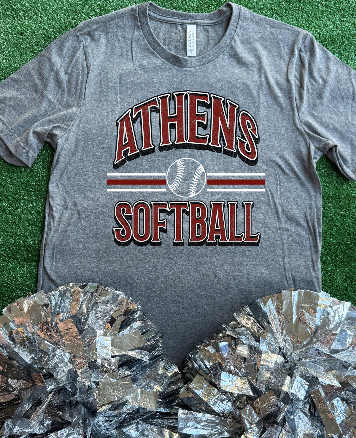 Athens Curve Softball Tee