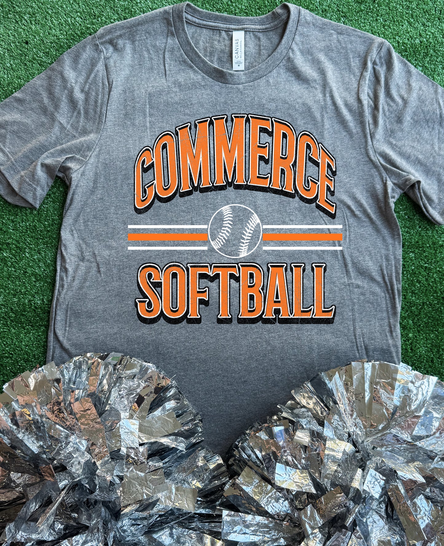 Commerce Curve Softball Tee