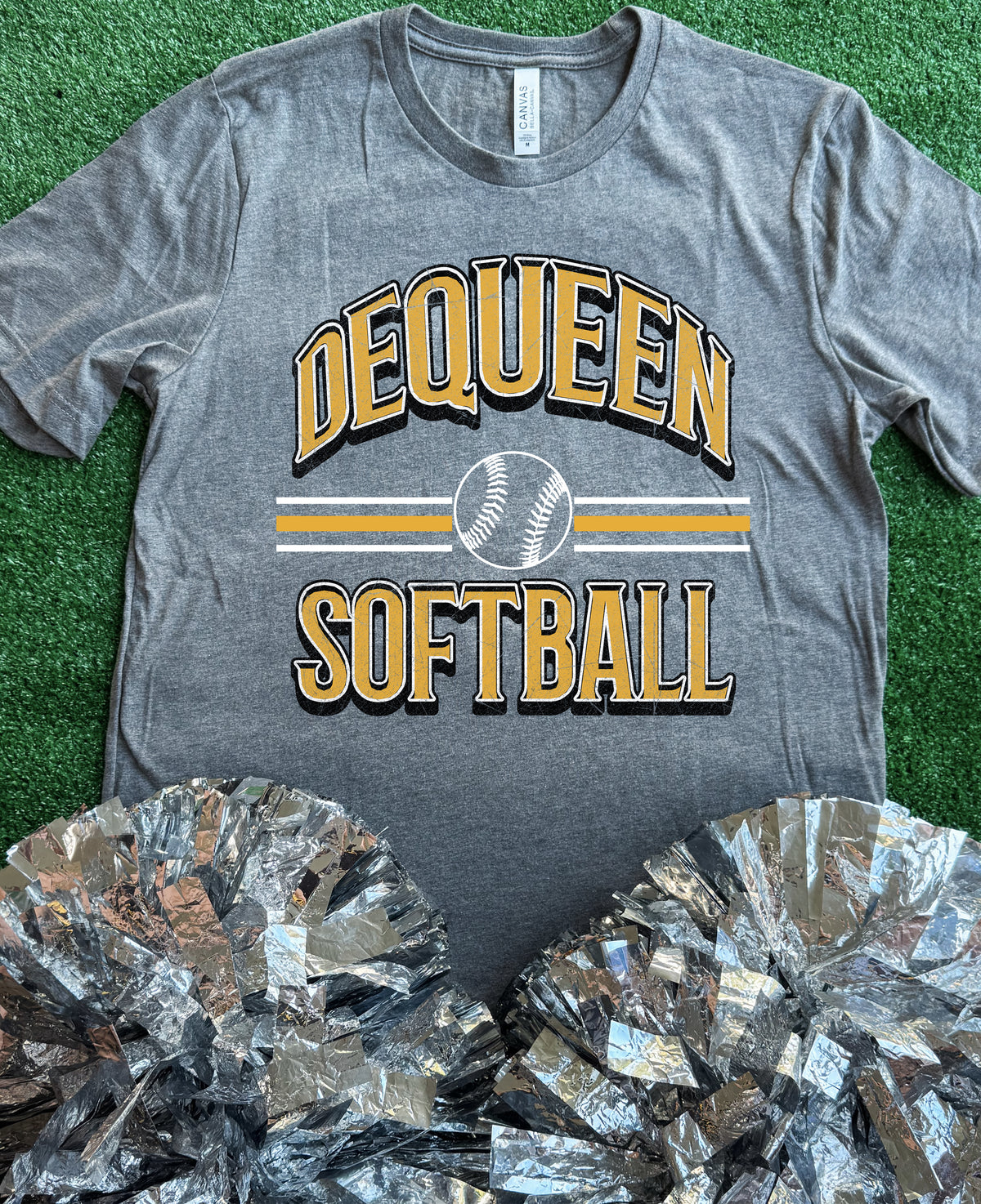 DeQueen Curve Softball Tee