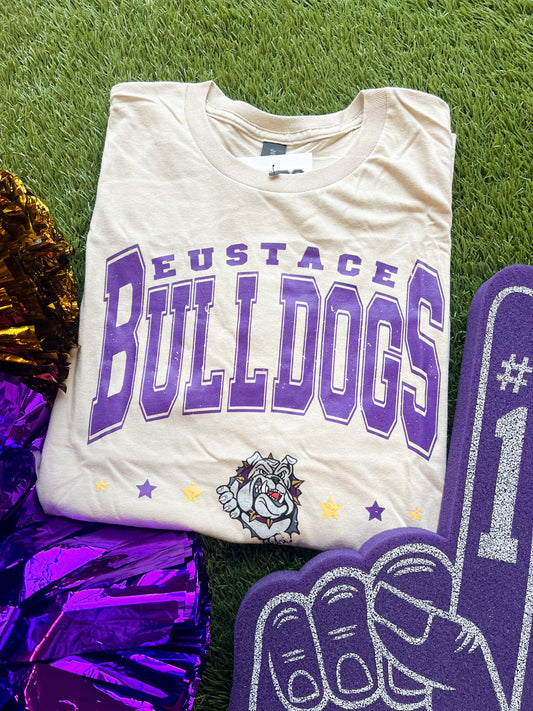 Eustace Bulldogs Star Logo Tee