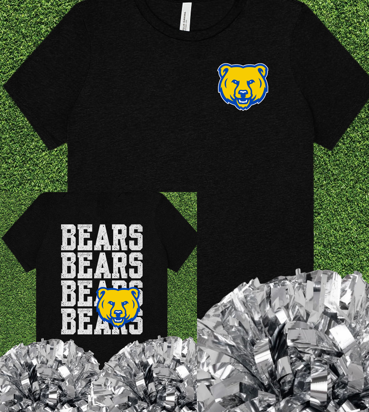 Brownsboro Bears Repeat Logo Tee