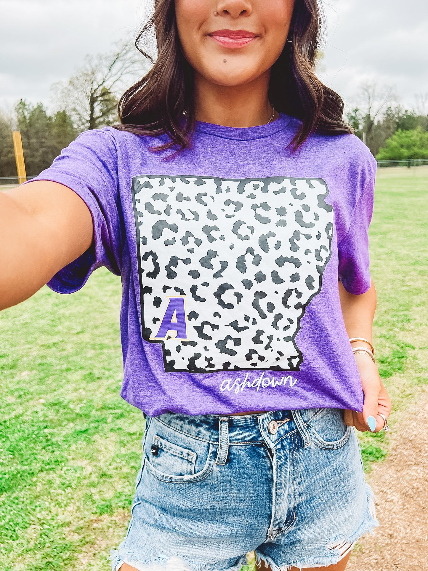 Ashdown Leopard Arkansas Tee