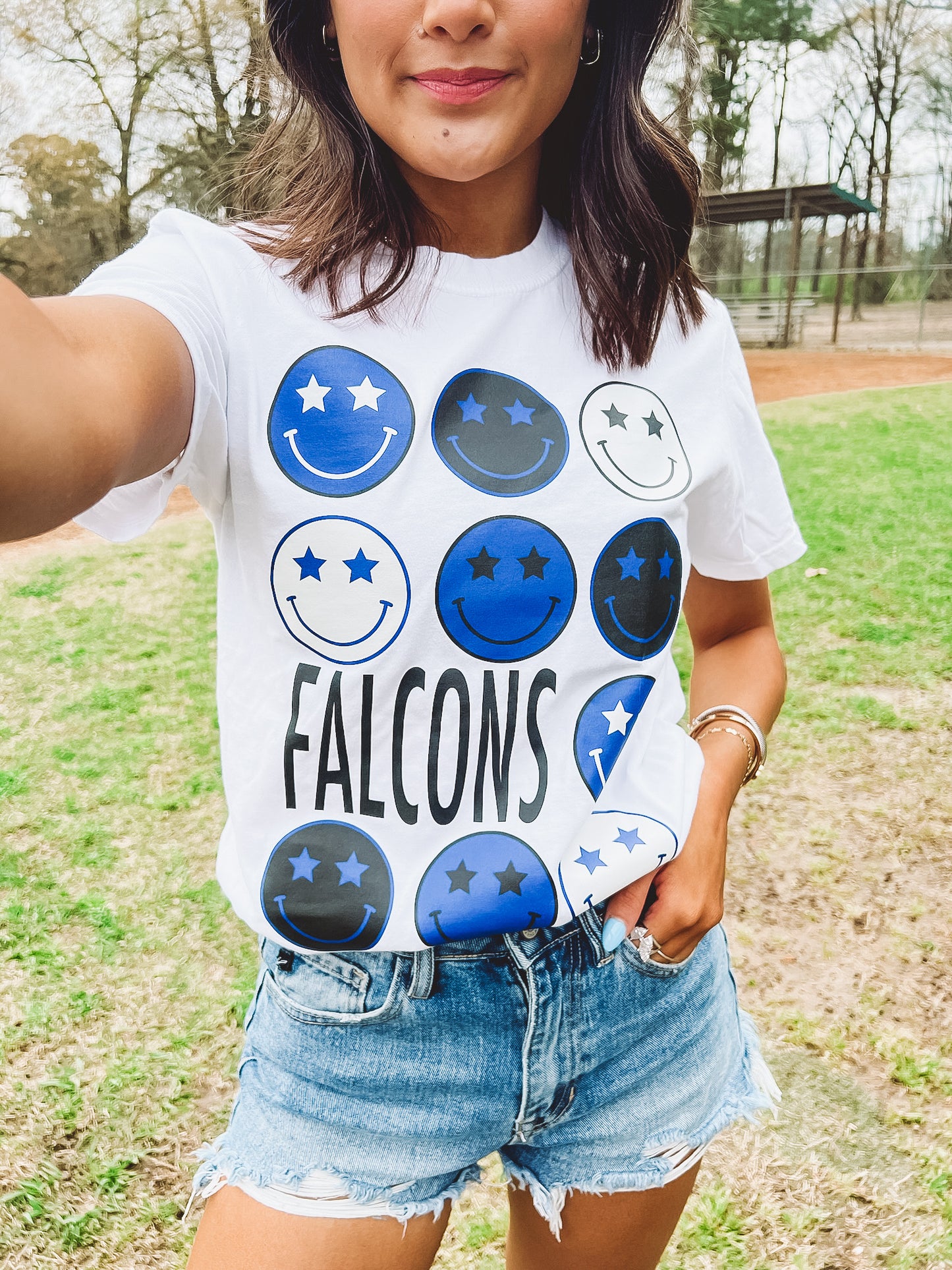 Falcons Smiley Tee