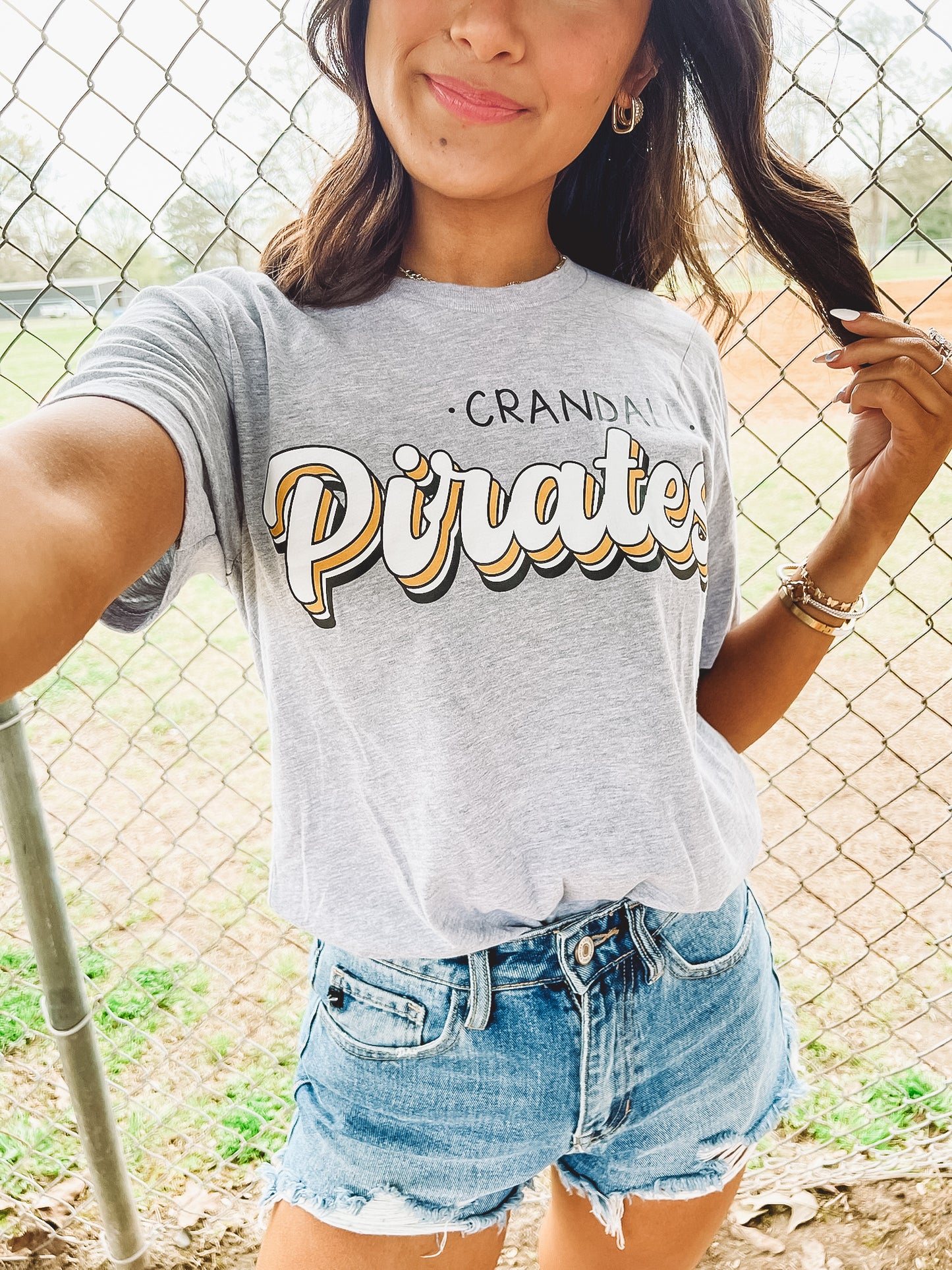 Crandall Pirates Layered Tee