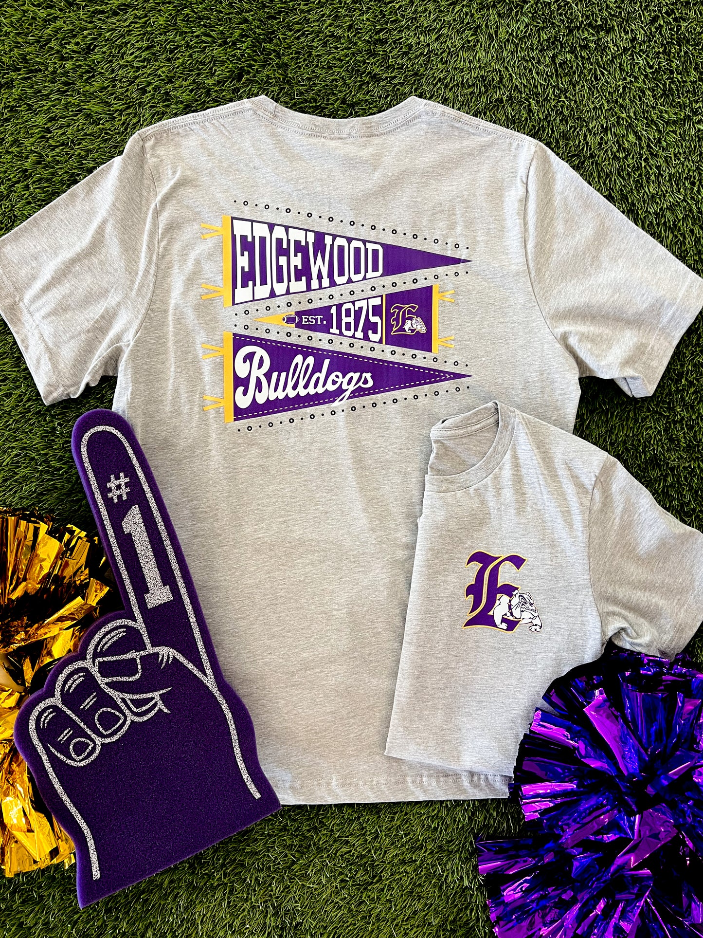 Edgewood Bulldog Flag Tee