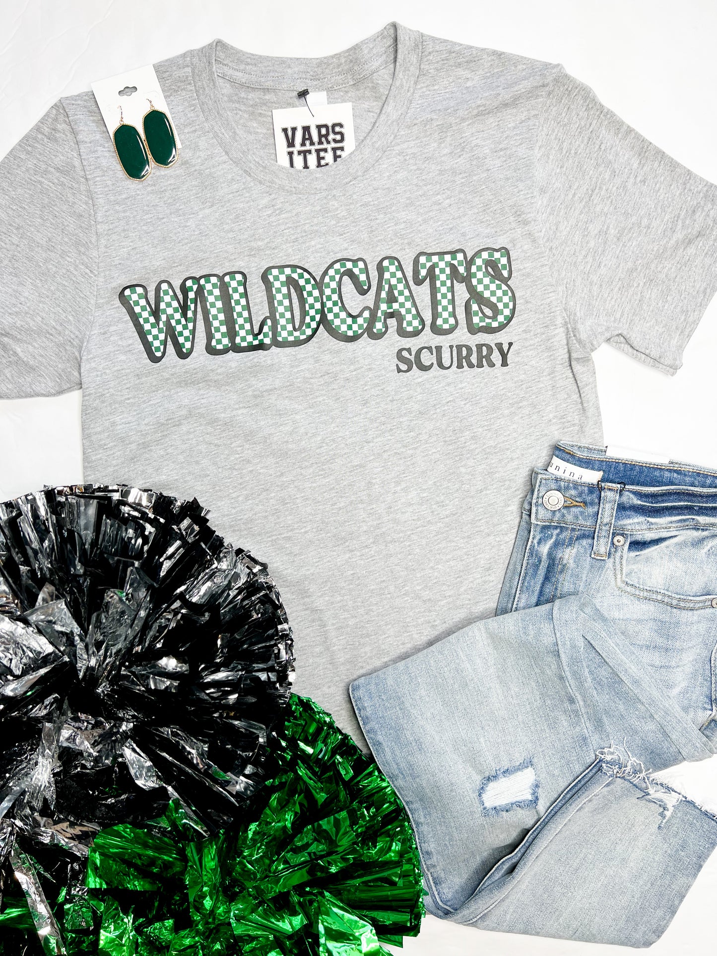 Scurry Wildcats Checker Tee