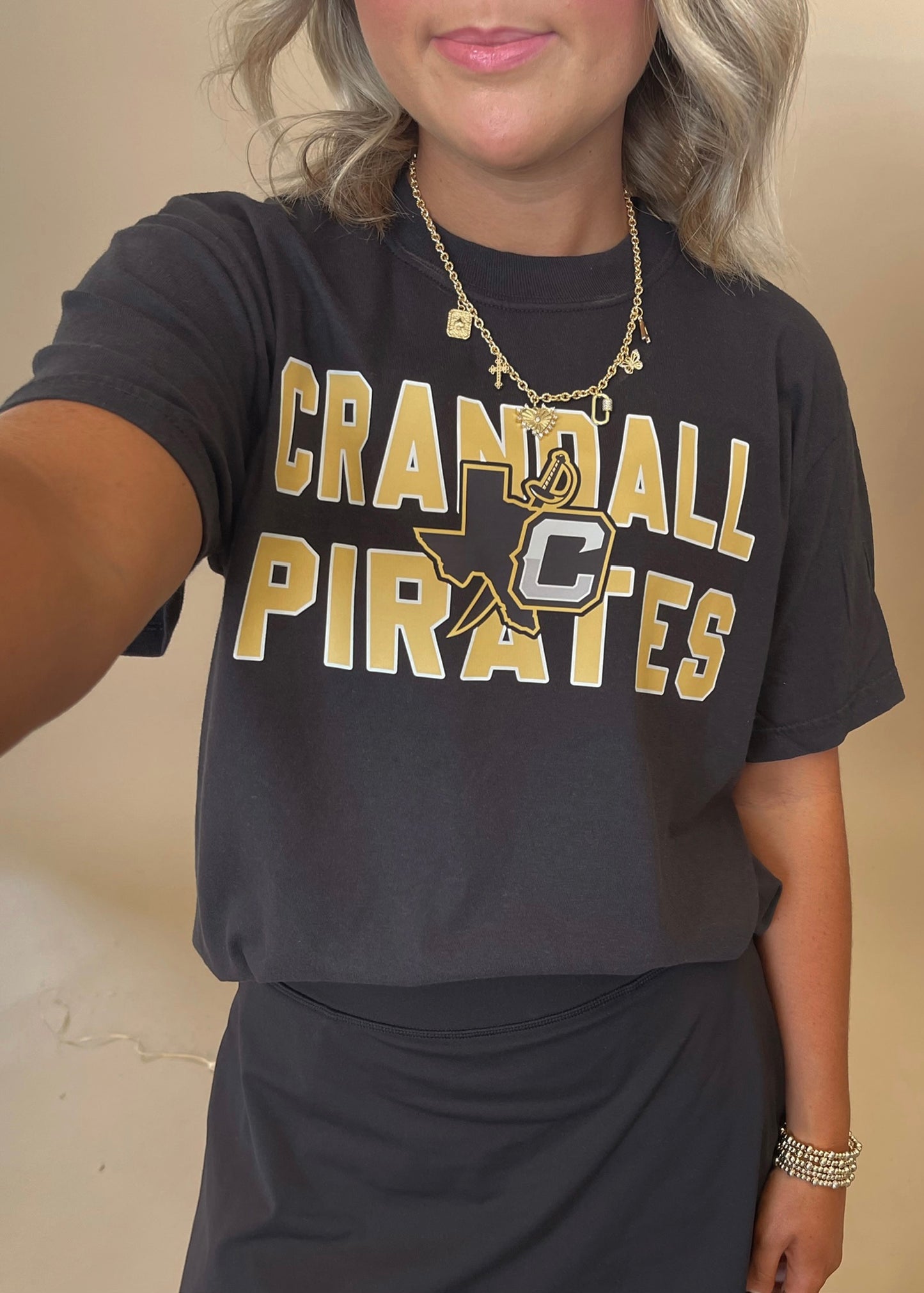 Crandall Pirates Block Tee